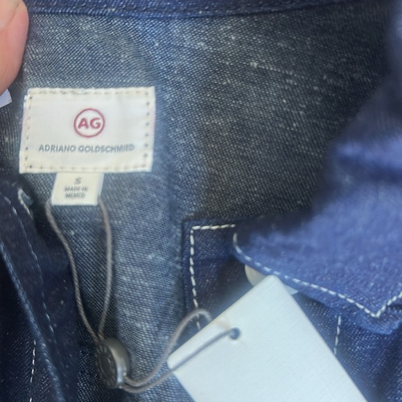 AG Adriano Goldschmied Indigo Denim Vest - Picture 2 of 5